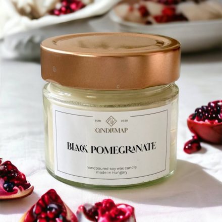 Black  Pomegranate soy wax candles 200 ml