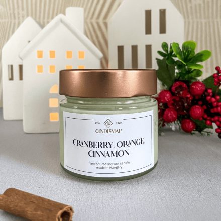 Cranberry, Orange, Cinnamon Soy Candle 400 ml